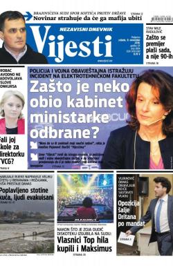 Vijesti - broj 6694, 9. nov 2016.