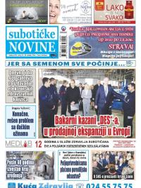 Nove Subotičke novine - broj 43, 28. okt 2016.