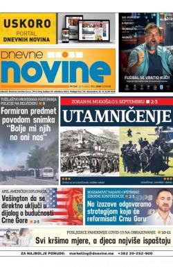 Dnevne novine - broj 3094, 10. sep 2021.