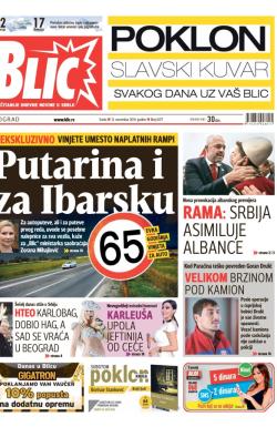 Blic - broj 6377, 12. nov 2014.