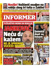 Informer - broj 2864, 18. sep 2021.