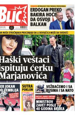 Blic - broj 7643, 28. maj 2018.