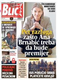 Blic - broj 7297, 9. jun 2017.