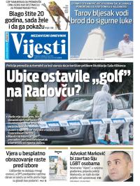 Vijesti - broj 8009, 26. jul 2020.