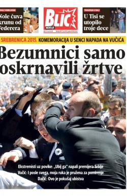 Blic - broj 6612, 12. jul 2015.