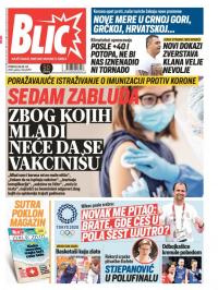 Blic - broj 8767, 26. jul 2021.