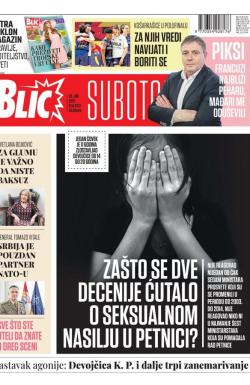 Blic - broj 8737, 26. jun 2021.