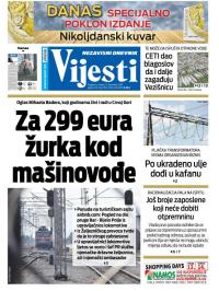 Vijesti - broj 7792, 14. dec 2019.