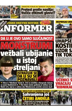 Informer - broj 3362, 9. maj 2023.