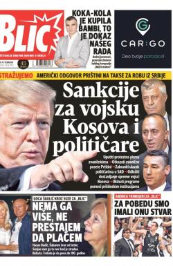 Blic - broj 7905, 19. feb 2019.