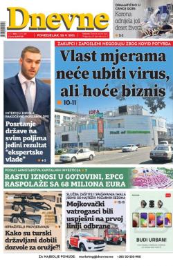 Dnevne novine - broj 3102, 20. sep 2021.