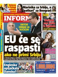 Informer - broj 2803, 9. jul 2021.