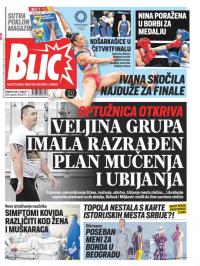 Blic - broj 8774, 2. avg 2021.