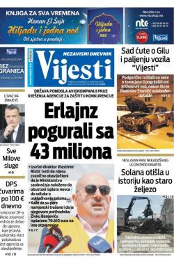 Vijesti - broj 8066, 21. sep 2020.