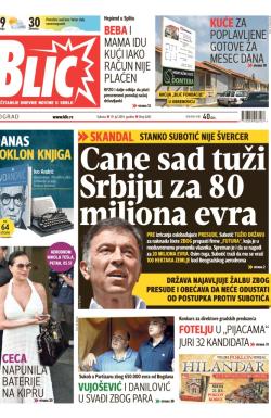 Blic - broj 6261, 19. jul 2014.