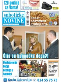 Nove Subotičke novine - broj 41, 11. okt 2013.