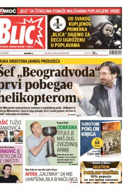 Blic - broj 6209, 28. maj 2014.