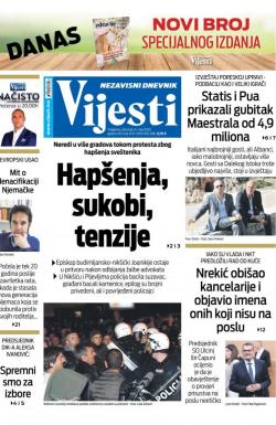 Vijesti - broj 7938, 14. maj 2020.