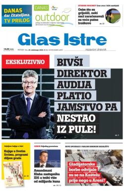 Glas Istre - broj 320, 20. nov 2020.