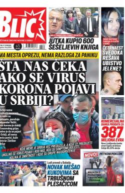 Blic - broj 8269, 27. feb 2020.