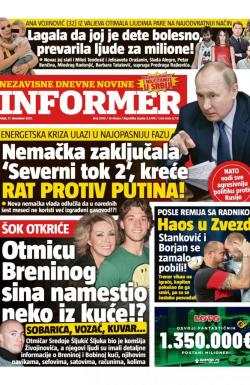 Informer - broj 2940, 17. dec 2021.