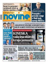 Dnevne novine - broj 2891, 20. jan 2021.