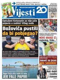 Vijesti - broj 6970, 17. avg 2017.