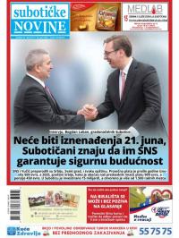 Nove Subotičke novine - broj 171, 18. jun 2020.