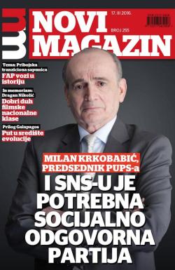 Novi magazin - broj 255, 17. mar 2016.