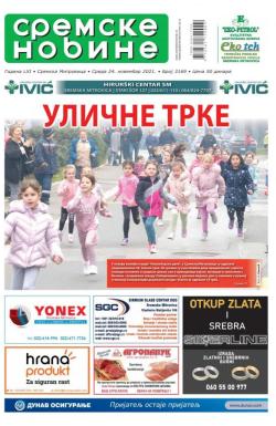 Sremske Novine - broj 3169, 24. nov 2021.