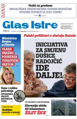 Glas Istre - broj 189, 12. jul 2022.