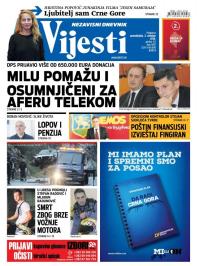 Vijesti - broj 6657, 3. okt 2016.