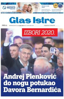 Glas Istre - broj 184, 6. jul 2020.