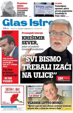 Glas Istre - broj 117, 30. apr 2022.