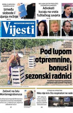 Vijesti - broj 8341, 30. jun 2021.