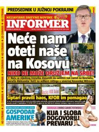 Informer - broj 1942, 10. sep 2018.