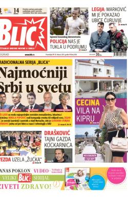 Blic - broj 6106, 10. feb 2014.