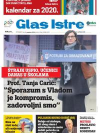 Glas Istre - broj 332, 3. dec 2019.