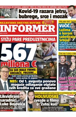 Informer - broj 2509, 24. jul 2020.