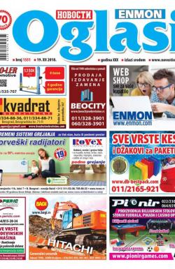 Novosti oglasi - broj 1551, 19. dec 2018.