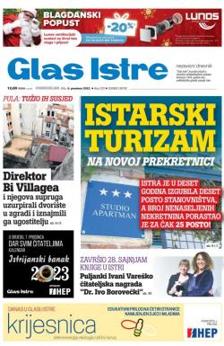 Glas Istre - broj 333, 5. dec 2022.