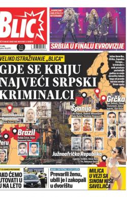 Blic - broj 8701, 21. maj 2021.