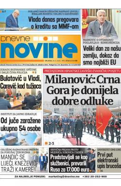 Dnevne novine - broj 2714, 24. jun 2020.