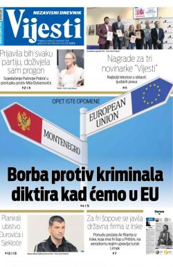 Vijesti - broj 7398, 10. nov 2018.