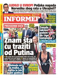 Informer - broj 3069, 24. maj 2022.