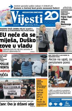 Vijesti - broj 6804, 2. mar 2017.