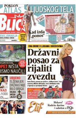 Blic - broj 6565, 26. maj 2015.