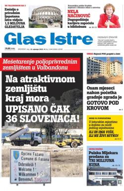 Glas Istre - broj 18, 19. jan 2022.