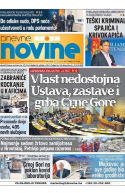 Dnevne novine - broj 2876, 30. dec 2020.