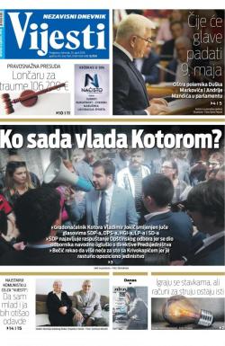 Vijesti - broj 7561, 25. apr 2019.